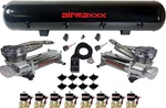 Airmaxxx Chrome 480 Compressors 1/2" Valves Tank & Black 7 Switch Ride Kit. Fixed Price $730.00.