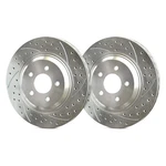 Ford Ranger 02-17 Double Drilled & Slotted 1-PIECE Front Brake Rotors. Fixed Price $281.90.