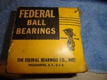 Nos Federal Ball Bearings F062 Comp. Wheel. Fixed Price $58.88.