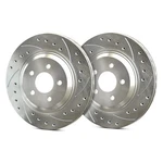 Ford Ranger 02-17 Drilled & Slotted 1-PIECE Front Brake Rotors. Fixed Price $268.42.