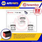 Brake Pads Set Fits Toyota Yaris SCP10 1.0 Rear 99 05 1SZ-FE Brembo Quality. Fixed Price $30.09.
