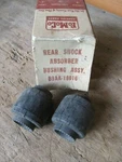 Nos 1959 Ford Rear Shock Absorber Bushings Fomoco B9AA-18016-A Pair (2). Fixed Price $12.99.