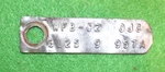 1971 Ford Mustang Fastback Mach Boss Cougar Orig 351 9" Rear Axle Id Tag 3L25. Fixed Price $179.00.