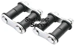 New 1928-1934 Ford Leaf Spring Shackle Kit,fits Front REAR,1 3/4",CHROME. Fixed Price $54.99.