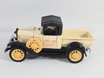 1928 Ford Roadster Pick Up Atlas Construction Company Diecast Truck 1:32 In Box. Fixed Price $22.00.