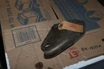 Nos Ford 1957 60 F100 250 2WD Left Front Lower Shock Mount Bracket B7C-18127-A. Fixed Price $53.60.
