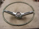 1964 1965 1966 442 Cutlass F85 Rare Green Olds Steering Wheel & Horn Bar Cap. Fixed Price $150.00.